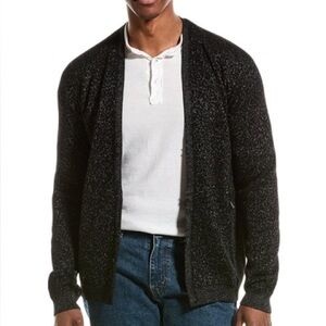 NWT John Varvatos Claremont cardigan wool blend